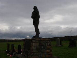 [Longhope disaster memorial at Kirkhope.]