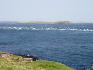 [Pentland Firth on a calm day.]